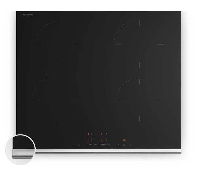 Індукційна плита з нижньою рамкою Klarstein Verosteel 60cm 4 конфорки — фото 2