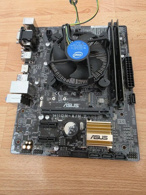 Intel i5-7500 3.8ghz/охлад/Asus H110M-A/M2  Бистрий комплект s1151  для ПК