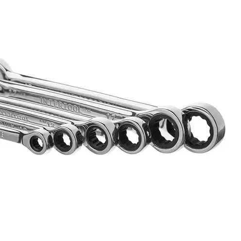 Intertool XT-1302 Набір ключів комбінованих, з тріскачкою — фото 6