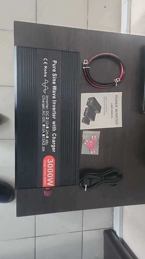 Інвертор 3000 w-6000 вт 12в 220V перетворювач Чистий синус із зарядкою .УПС