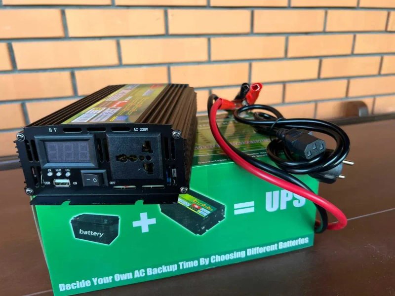 Инвертор 3200Вт 12v-220v UPS POWER INVERTER преобразователь напряжения — фото 4