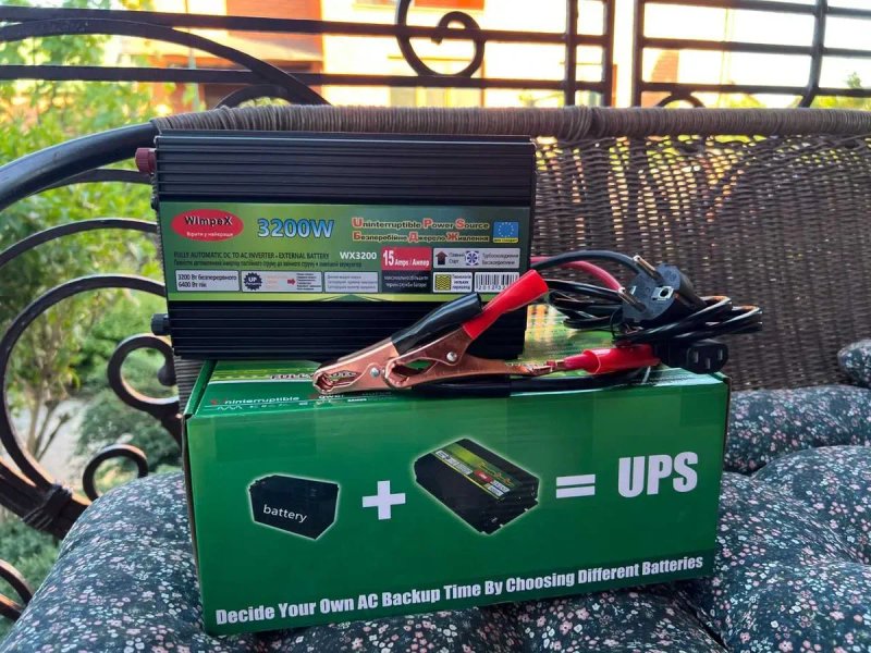 Инвертор 3200Вт 12v-220v UPS POWER INVERTER преобразователь напряжения — фото 5