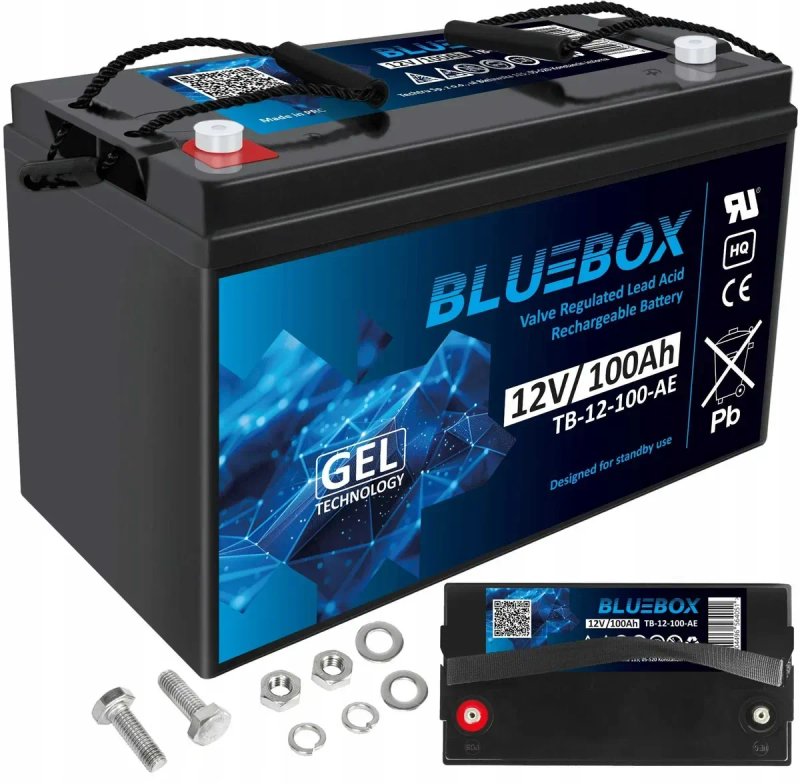 Інвертор B2C polska 1000W + Гелевий акумулятор Bluebox 100Ah. Комплект безперебійного живлення. Инвертор и аккумулятор GEL. — фото 3