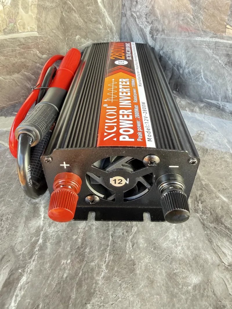‼️ Інвертор чистий синус 12в 220в пікова 2800w чиста синусоїда (номінальна-1100вт) перетворювач напруги для котла , инветор 12 220 чистый синус — фото 4