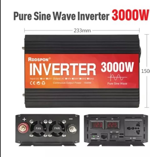 Инвертор чистый синус 3000W