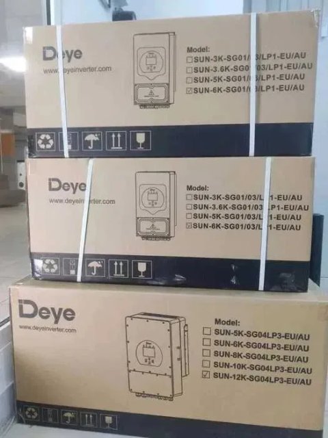 Інвертор Deye 6 8 10 12 KW в НАЯВНОСТІ є різні моделі