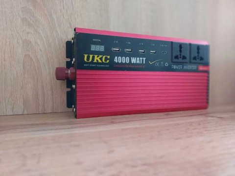 Инвертор для дома 12в 220в Перетворювач напруги Інвертор UKC 4000 Вт