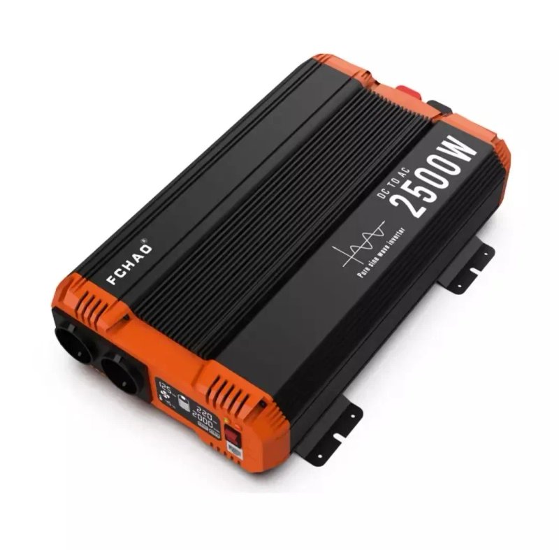 Інвертор FCHAO КSC-2500W з чистою синусоїдою 12 в 24 В постійного — фото 3