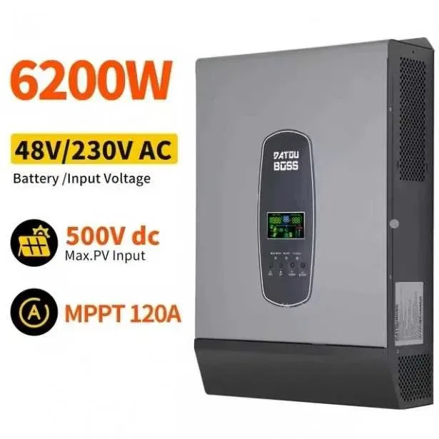 Інвертор Гібридний DATOUBOSS 6200 Вт 48В, з BMS з MPPT зарядка до 120А — фото 2