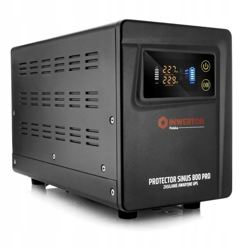 Інвертор INWERTON polska 800W ДЖБ ИБП Инвертор для котла Безперебойник — фото 3