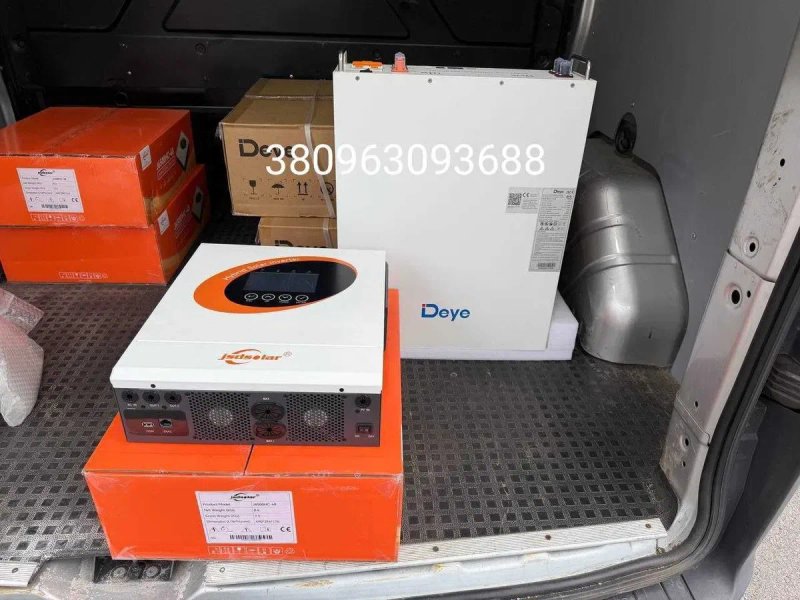 Інвертор JSDSOLAR J6500HC 6.5KW + акумулятор DEYE SE-G5.1Pro-B Battery Module: 51.2V 100AH - 5.12KWH — фото 2