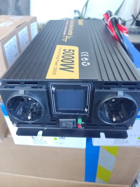 Інвертор на 24v, перетворювач 24/220потужністю 5кВт 24v