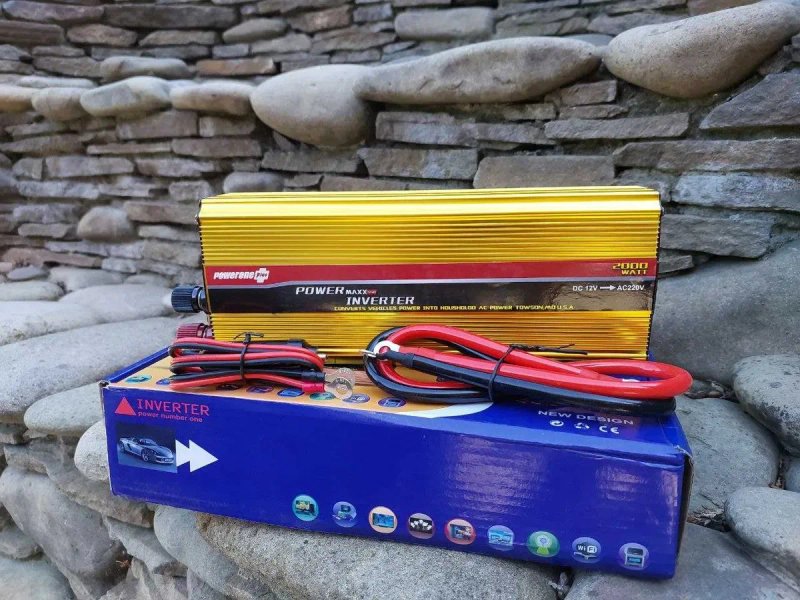 Инвертор Power 12 v 220 v Інвертор Преобразователь Напряжения USB 50Гц — фото 2