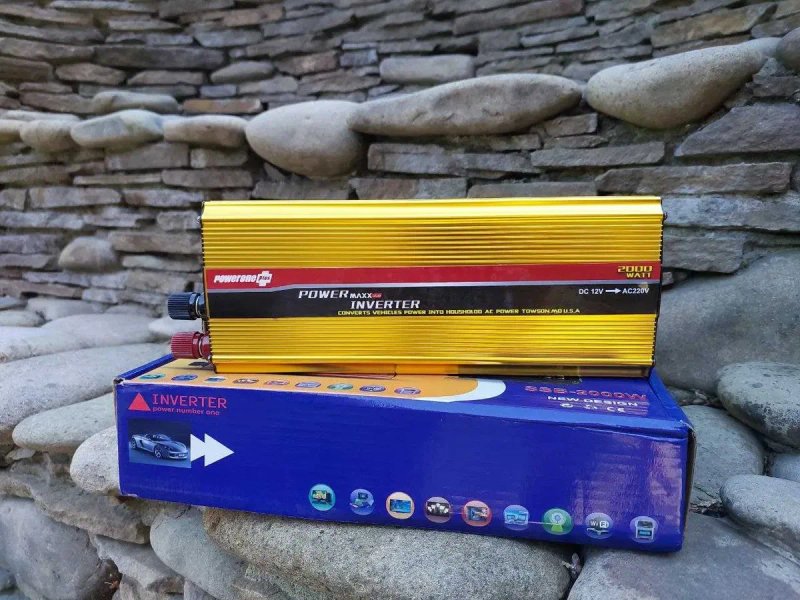 Инвертор Power 12 v 220 v Інвертор Преобразователь Напряжения USB 50Гц — фото 3