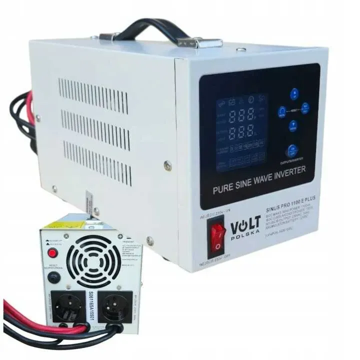 Інвертор Volt Polska 1100W Для акумуляторів LiFePo4/AGM/GEL. ДЖБ ИБП. Инвертор з підтримкою LFP4 залізофосфатних АКБ. — фото 5