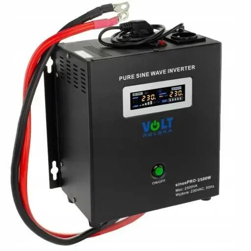 Інвертор Volt Polska 2500W 24V ДЖБ ИБП Чистий синус. Беcперебойник. Инвертор — фото 2