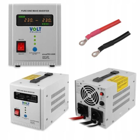 Інвертор Volt Polska 800W ДЖБ ИБП. Чистий синус. Безперебойник. Инвертор Для котла