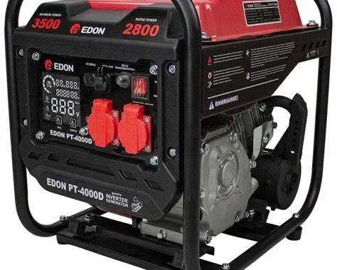 Інверторний бензиновий генератор EDON PT-4000D 2,8/3,3 кВт — фото 2