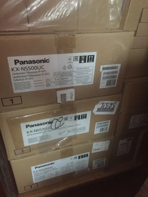 IP АТС KX-NS500UC (Panasonic) та комплектуючі DECT
