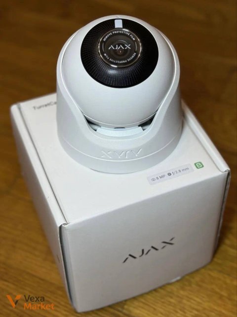 IP-камера Ajax TurretCam 8 Mp / 2.8 mm (White)