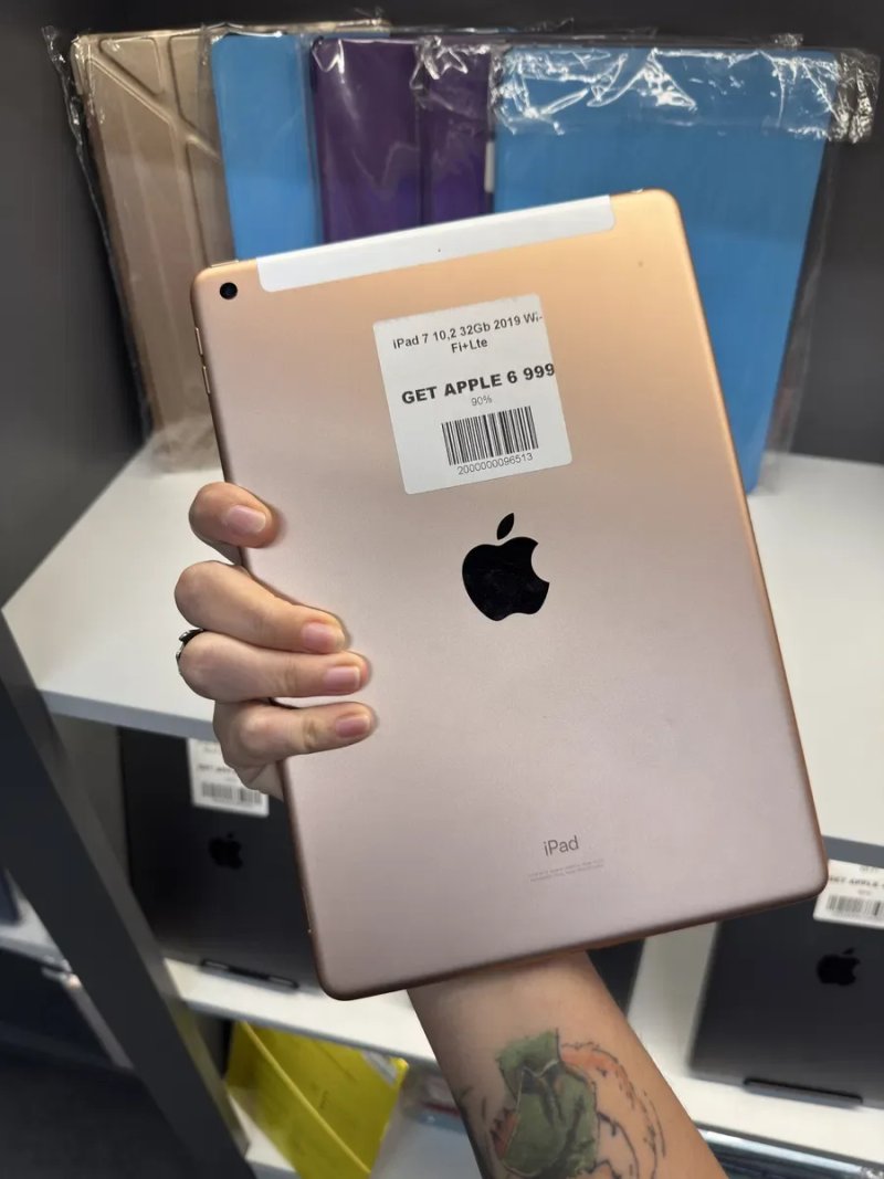 iPad 7 10.2 32GB Wi-Fi + LTE АКБ 90% ЧОХОЛ В ПОДАРУНОК- Магазин - ГАРАНТІЯ — фото 3