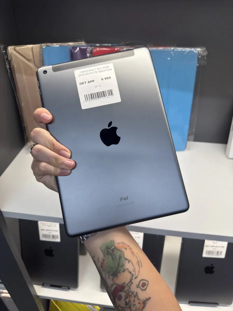 iPad 7 10.2 32GB Wi-Fi + LTE АКБ 94% + ЧОХОЛ В ПОДАРУНОК- Магазин - ГАРАНТІЯ — фото 3