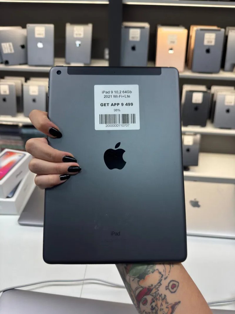 iPad 9 10,2 64GB 2021 Wi-Fi+LTE Space Gray - ГАРАНТІЯ #110707 — фото 2