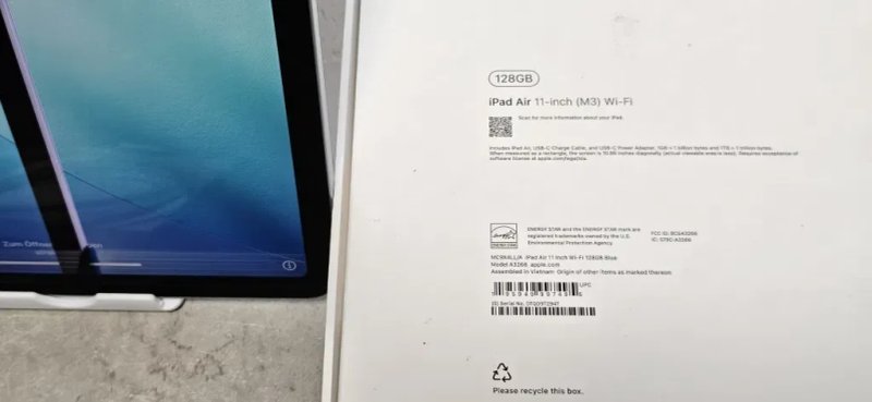 iPad Air 11 дюймів M3 на 128 ГБ, версія Wi-Fi, колір Blue / ЧИТАЙ ОПИС — фото 3