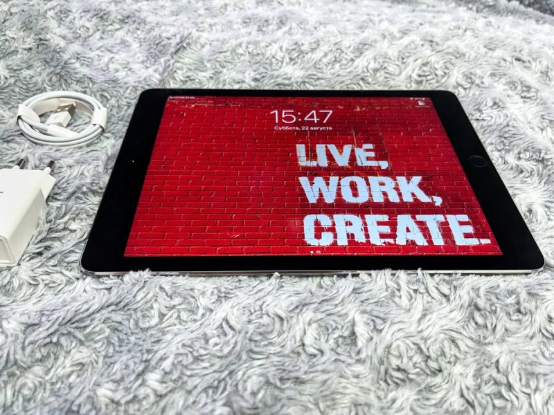 IPad Air 2 (128 gb) LTE, хорошее состояние + стекло! А1567 — фото 3