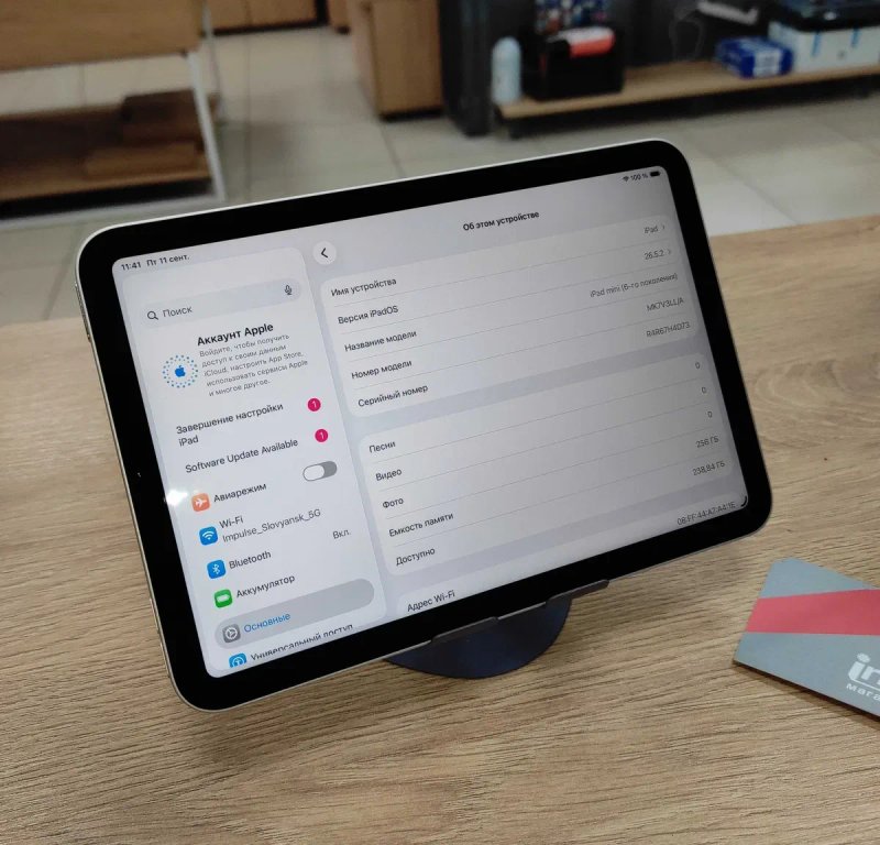 iPad mini 6 (2021) Wi-Fi 256Gb • ІДЕАЛ • Гарантія 6м • Розстрочка • Обмін • — фото 2