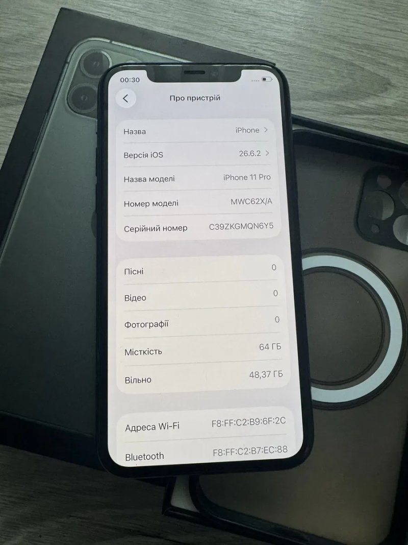 iPhone 11Pro чудовий стан , батарея 100% — фото 6