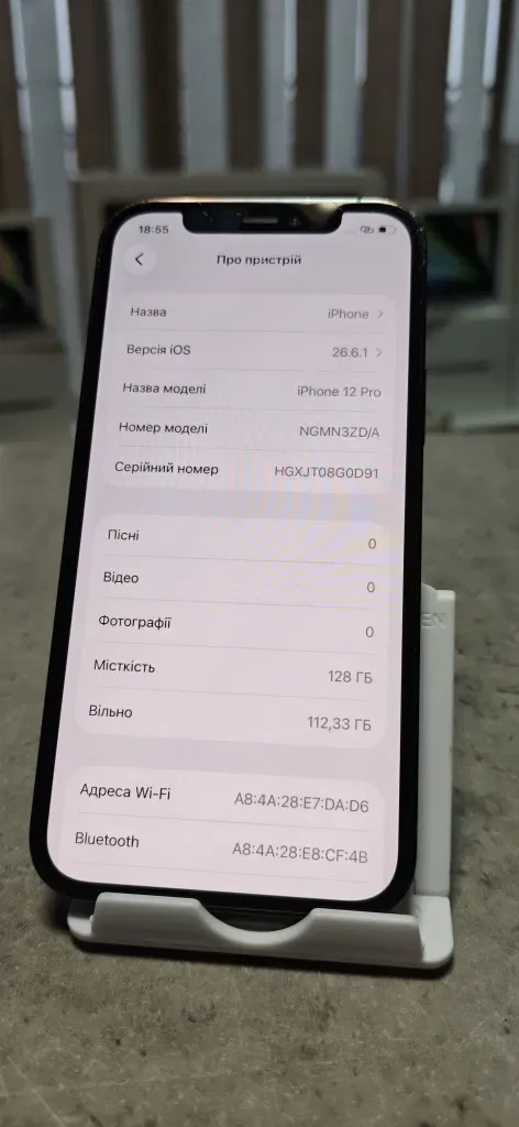 iPhone 12 Pro 128GB Pacific Blue / NEVERLOCK / батарея 80% — фото 2
