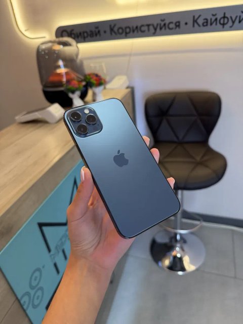 Iphone 12 Pro Max 128 Gb Pacific Blue 100% Акб Розстрочка Обмін Магазин