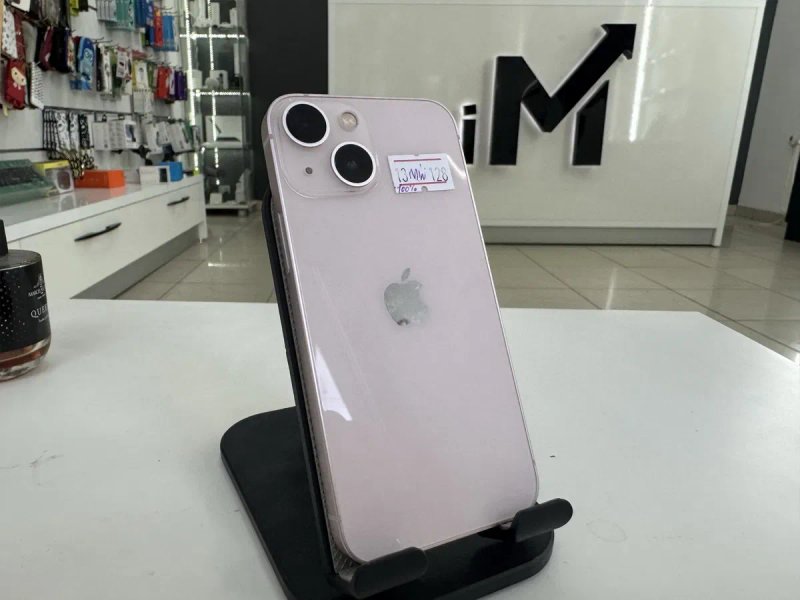 iPhone 13 mini 128 Pink Неверлок 100% АКб 10/10 275€ — фото 2