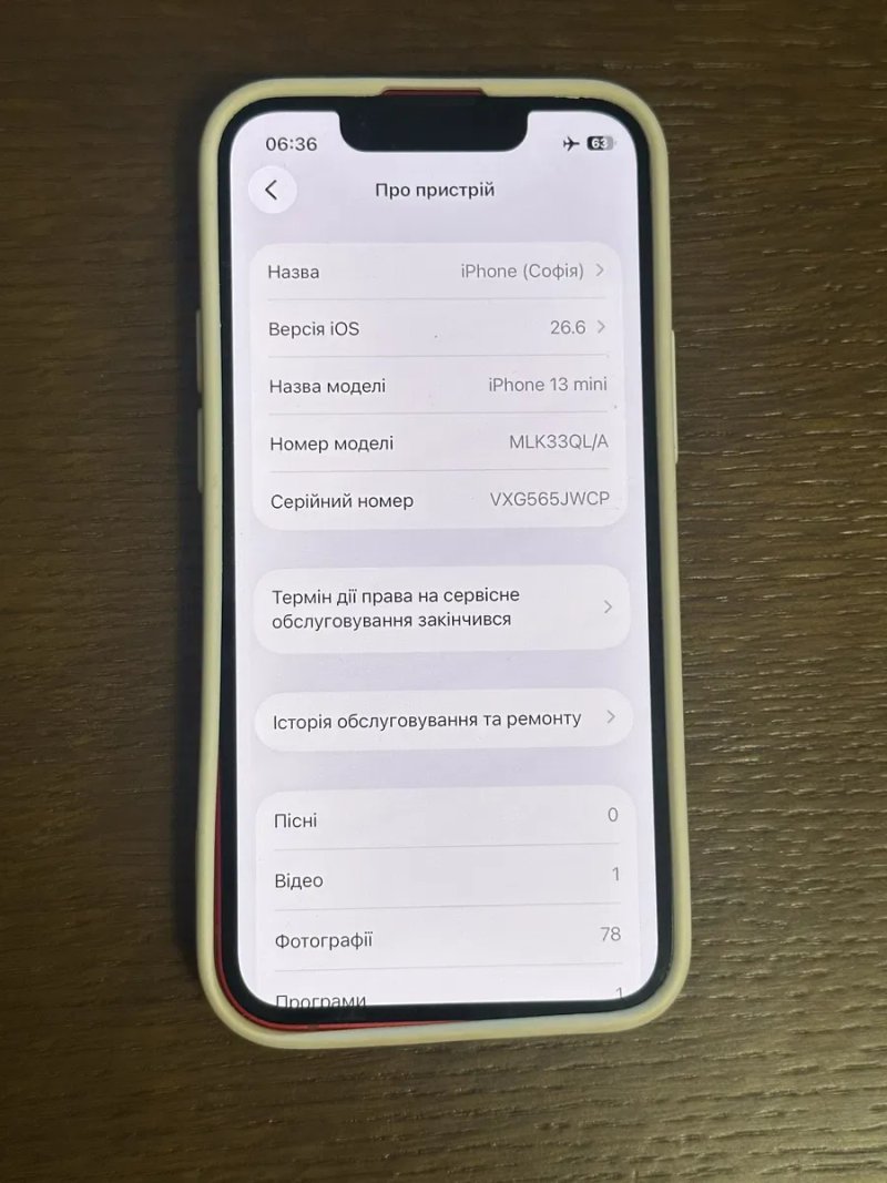 iPhone 13 mini 128GB (PRODUCT)RED / 100% АКБ / MagSafe — фото 2
