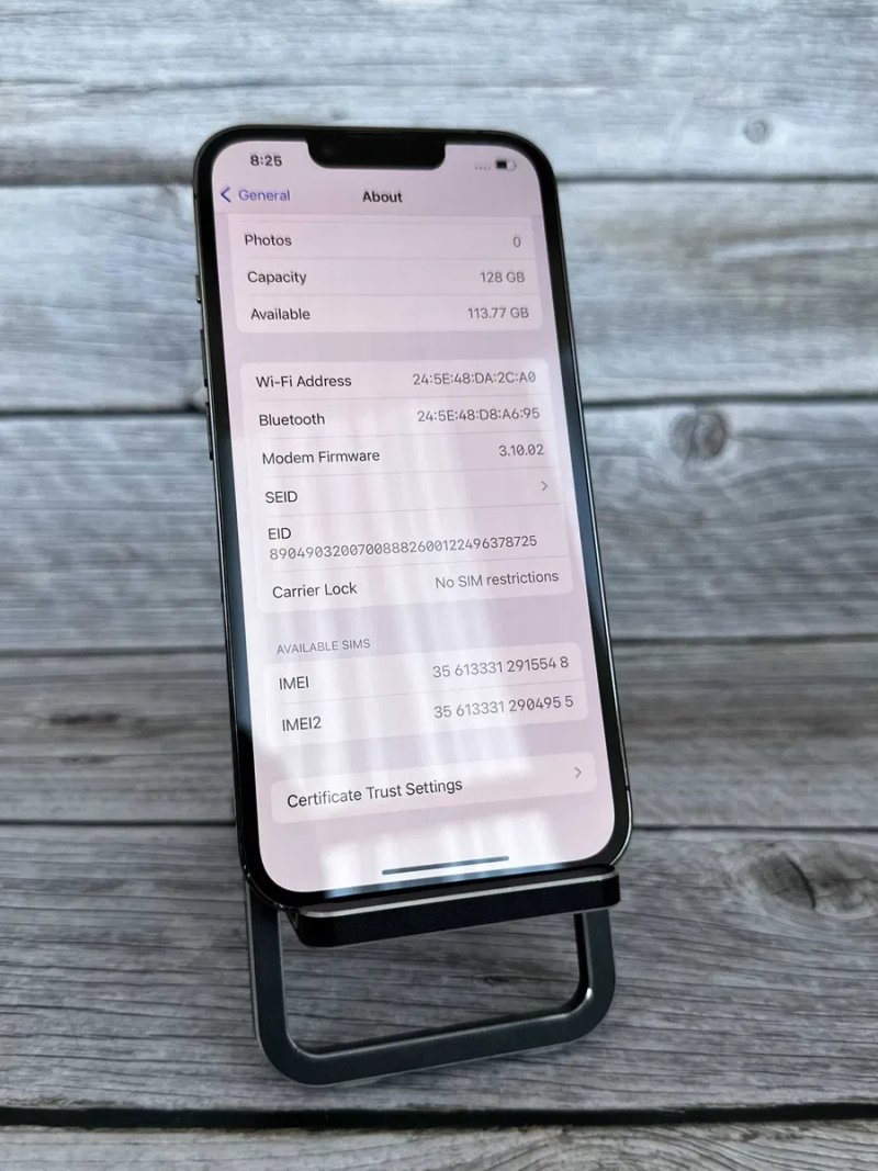 IPhone 13 pro graphite 128gb!!! NEVERLOCK!! З США!! 91% — фото 3