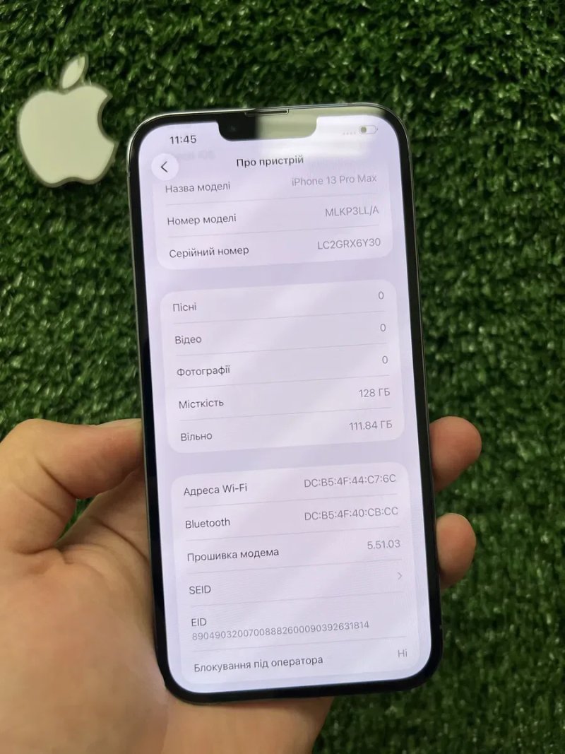 iPhone 13 Pro Max 128gb Siera Blue Neverlock у Відмінному стані / АКБ 100%! — фото 7