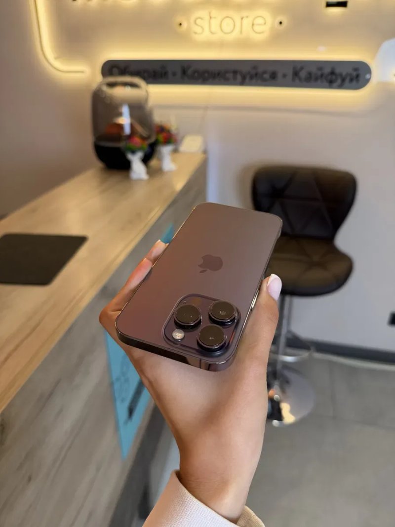 iPhone 14 Pro 1 Tb Deep Purple 100% Акб Розстрочка Обмін Магазин — фото 2