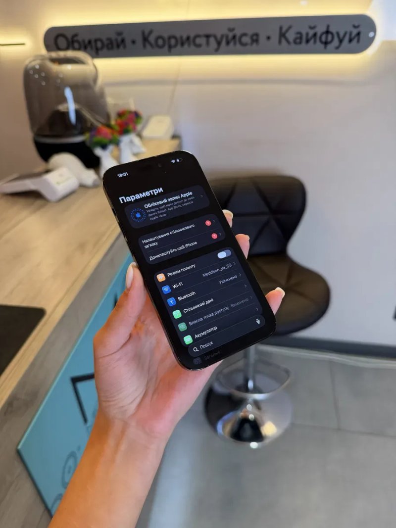 Iphone 14 Pro 128 Gb Space Black 100% Акб Розстрочка Обмін Магазин — фото 8