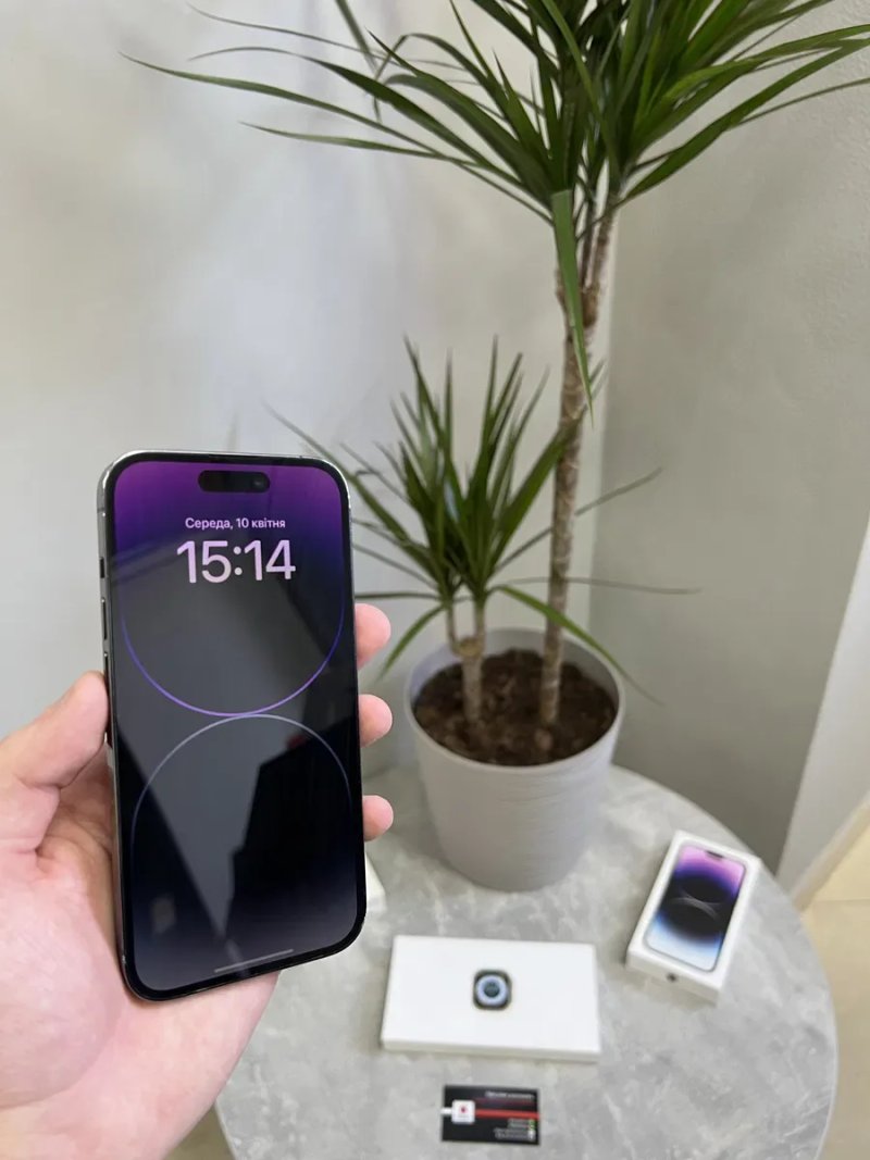 iPhone 14 Pro 256gb Deep Purple + Гарантія від магазину — фото 2