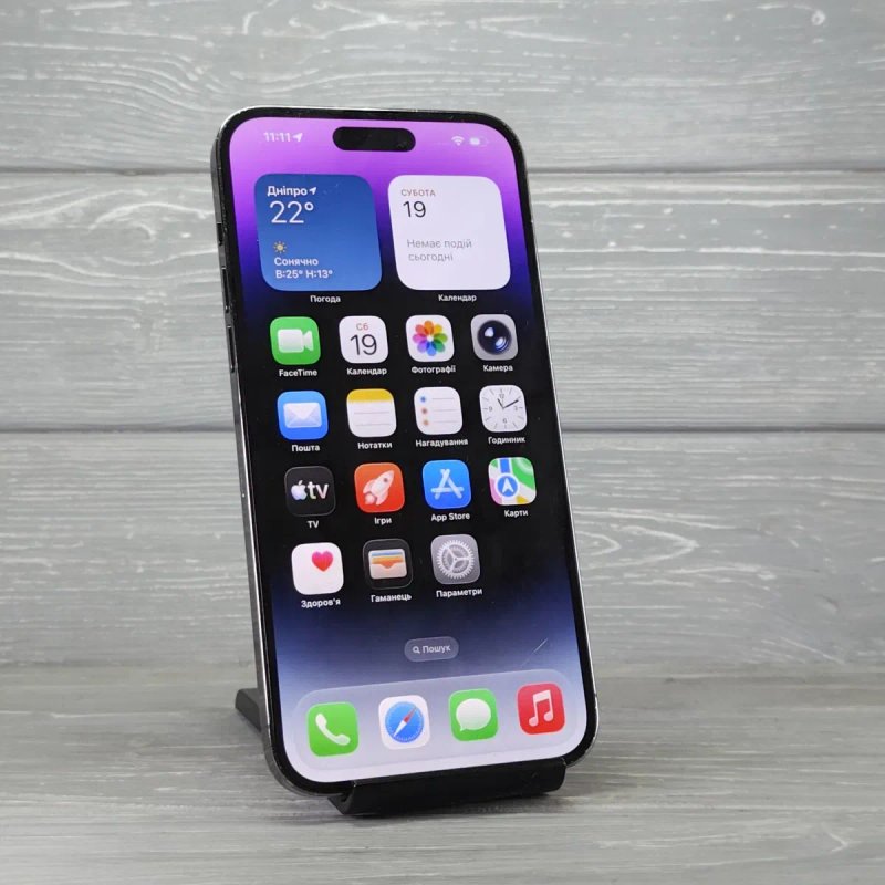 iPhone 14 Pro Max 256GB Deep Purple | Гарний стан | Рідна коробка — фото 2