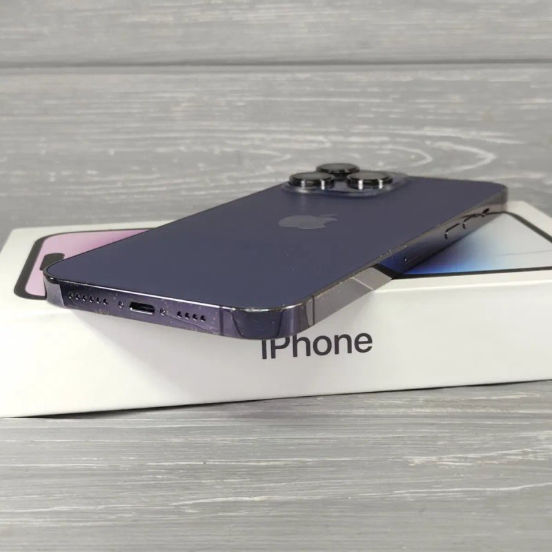 iPhone 14 Pro Max 256GB Deep Purple | Гарний стан | Рідна коробка — фото 7