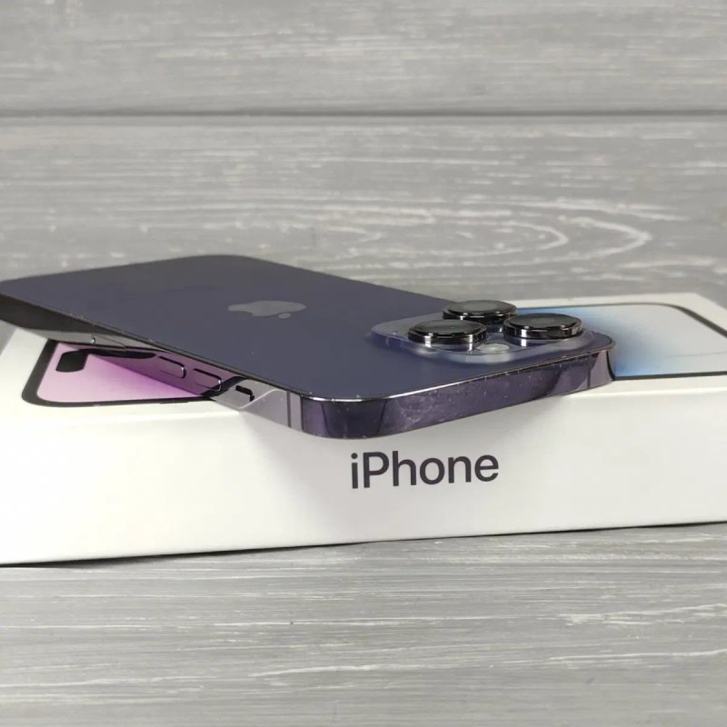 iPhone 14 Pro Max 256GB Deep Purple | Гарний стан | Рідна коробка — фото 8