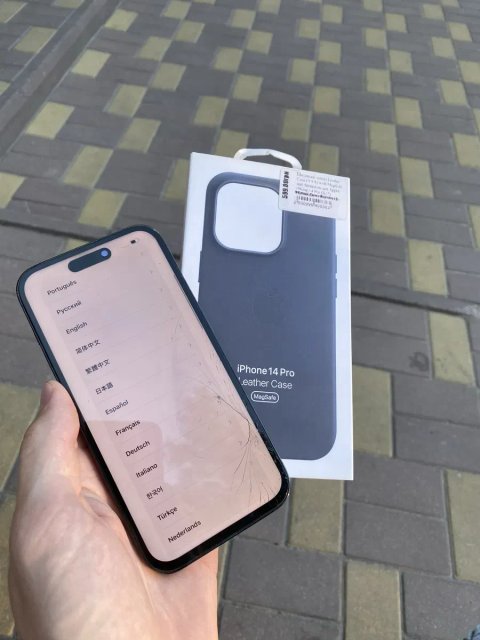 iPhone 14 Pro Space Black (Дисплей та камери замінені + Новий АКБ) / PRK PHONES