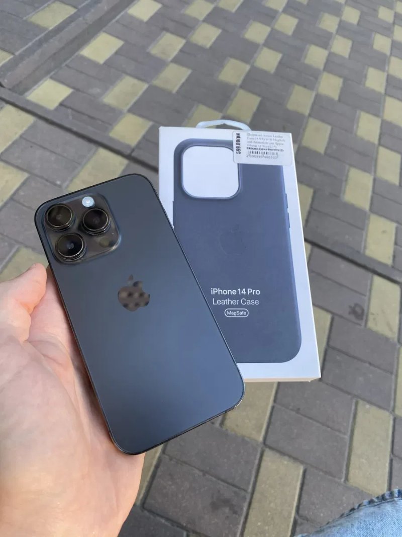 iPhone 14 Pro Space Black (Дисплей та камери замінені + Новий АКБ) / PRK PHONES — фото 2