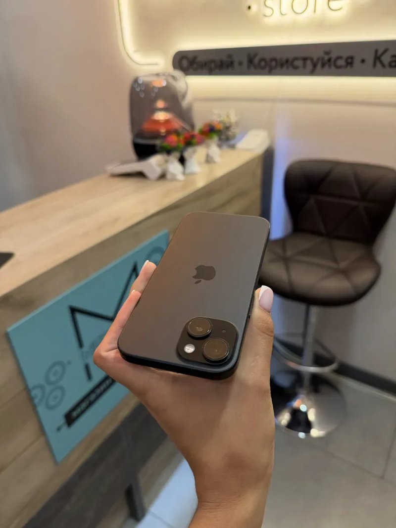 Iphone 15 128 Gb Black 100% Акб Global Sim Розстрочка Обмін Магазин — фото 4