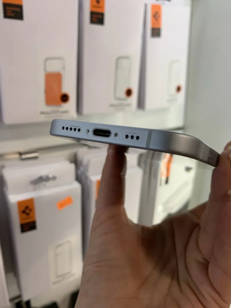 iPhone 15 128Gb white - АКБ 91%, стан 5. Фізична сім — фото 2