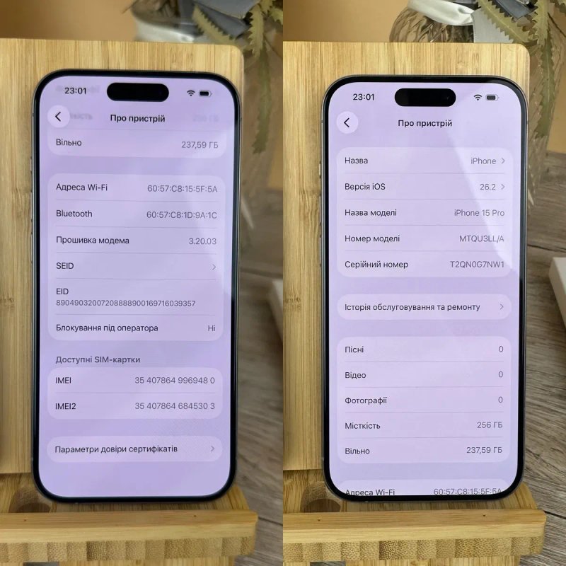 iPhone 15 pro 128/ 256 gb Titanium Neverlock Apple Айфон про — фото 5