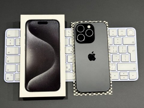 iPhone 15 Pro 128GB Black Titanium Neverlock e-SIM Neverlock (без ремонтів)