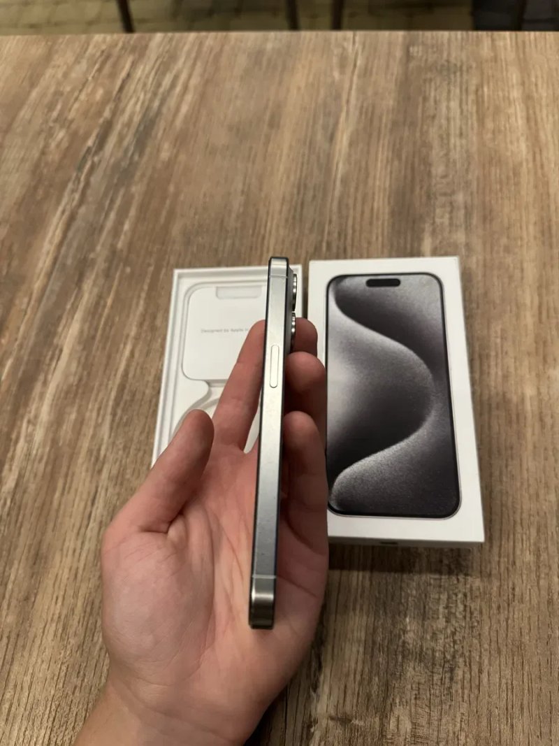 Iphone 15 Pro 256gb White Titanium айфон 15 про 256 білий Титановий — фото 3